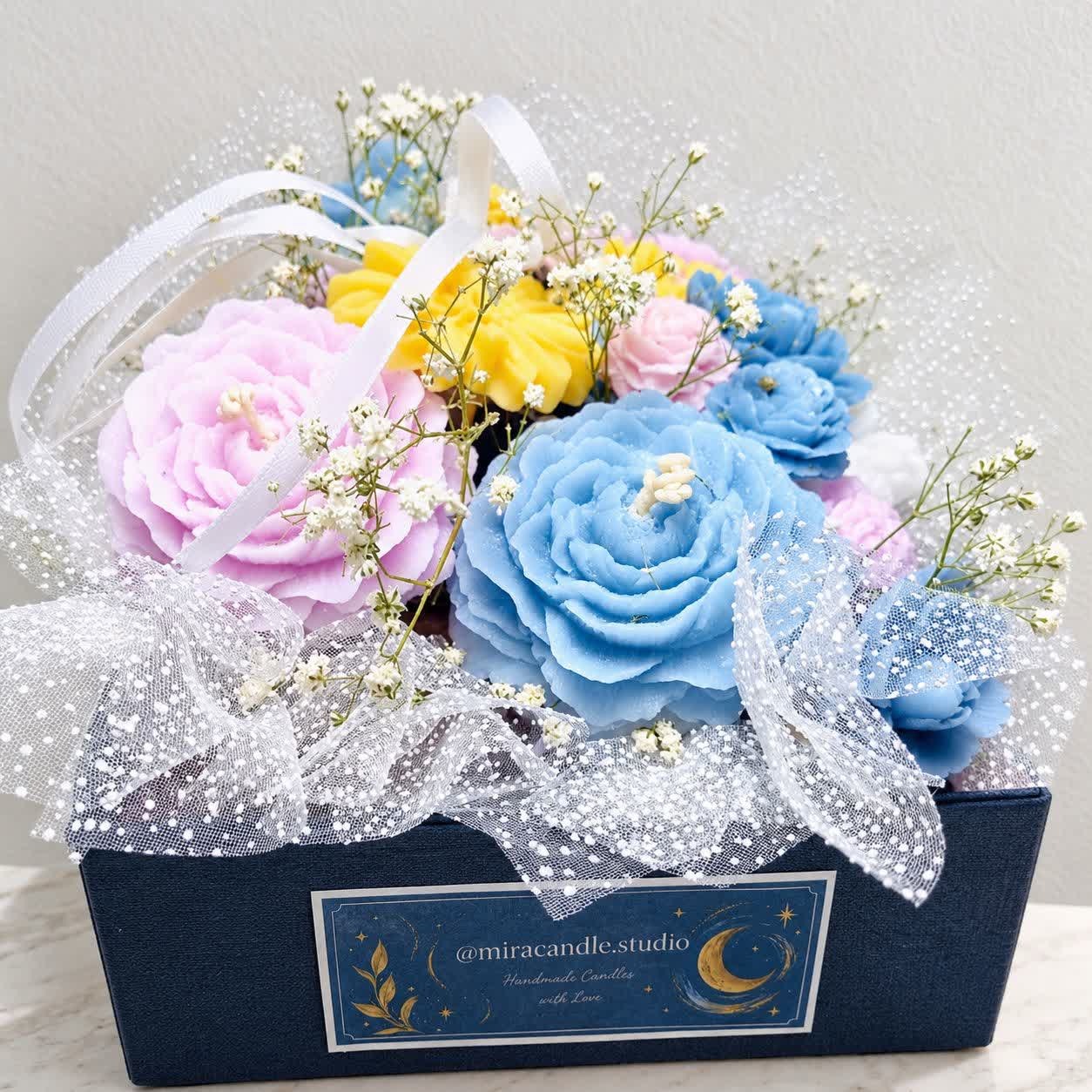 باکس گل شمع