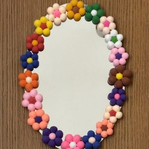 آینه نشکن مدل گل چین