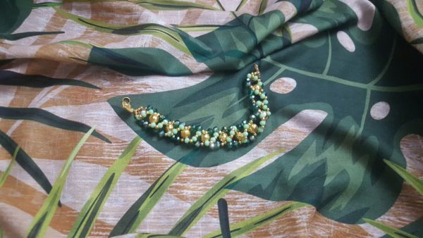 دستبند مجلسی دست ساز مدل کریستال - Image 2