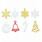 مجموعه 8 عددی آویز تزئینی کریسمس